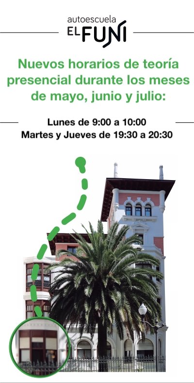 Nuevos horarios de clase presencial teórica